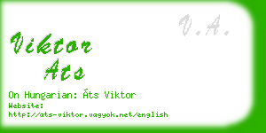 viktor ats business card
